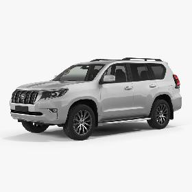 3D Toyota Prado 2018 Rigged